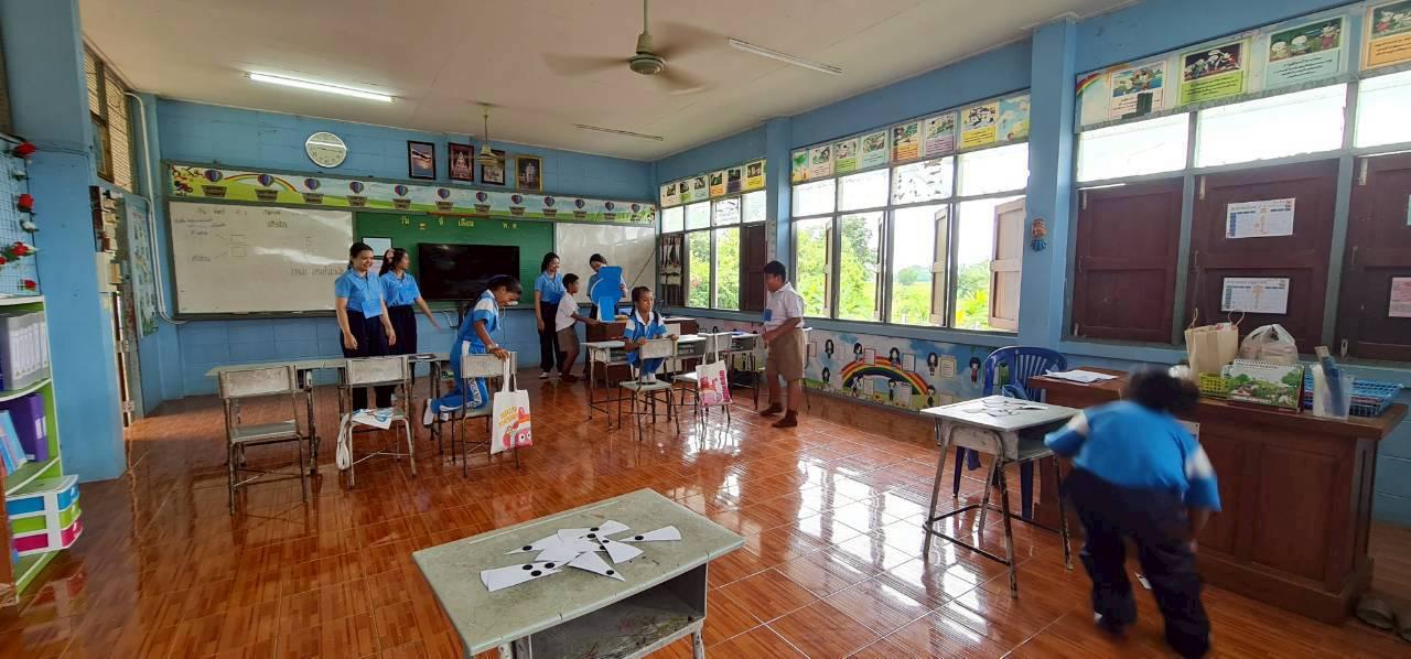 58. ค่ายศิลปะบูรณาการกับสาระการเรียนรู้สำหรับนักเรียนระดับประถมศึกษา ณ โรงเรียนบ้านโนนม่วง